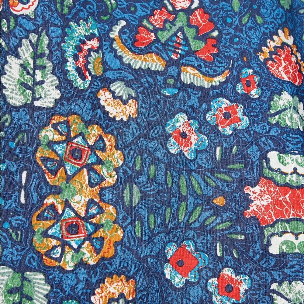 Desigual Men's Joan Blue Floral Shirt (M3) - Picture 5 of 10